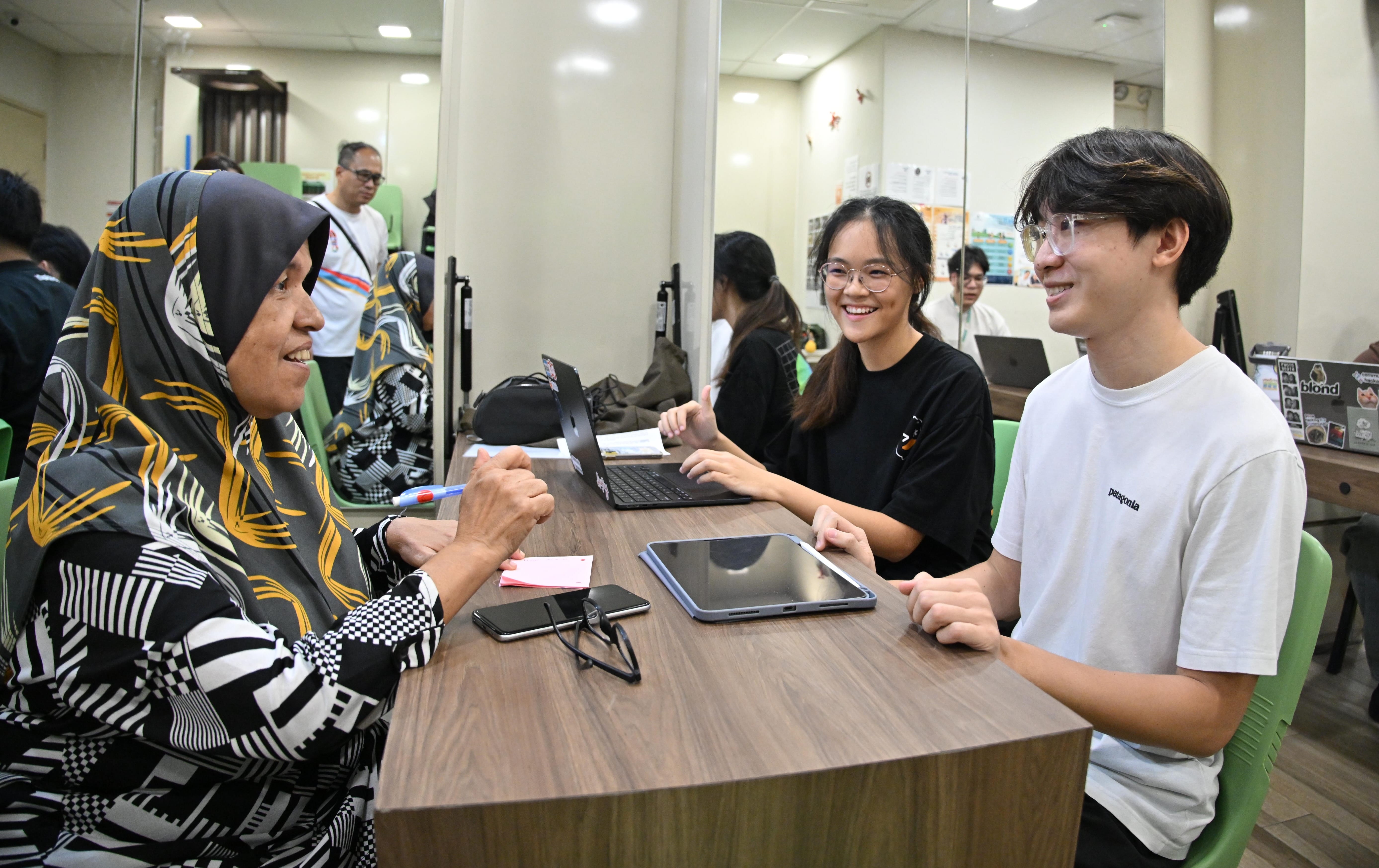 User interview at Senja Feiyue AAC